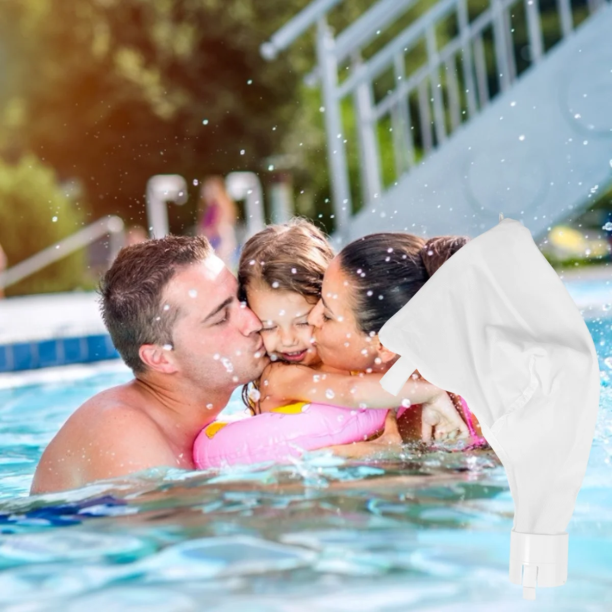 

Pool Cleaner Filter Bag Large Capacity Mesh Replacement For 360 380 All Purpose Zipper Bag Spa Water Treatment