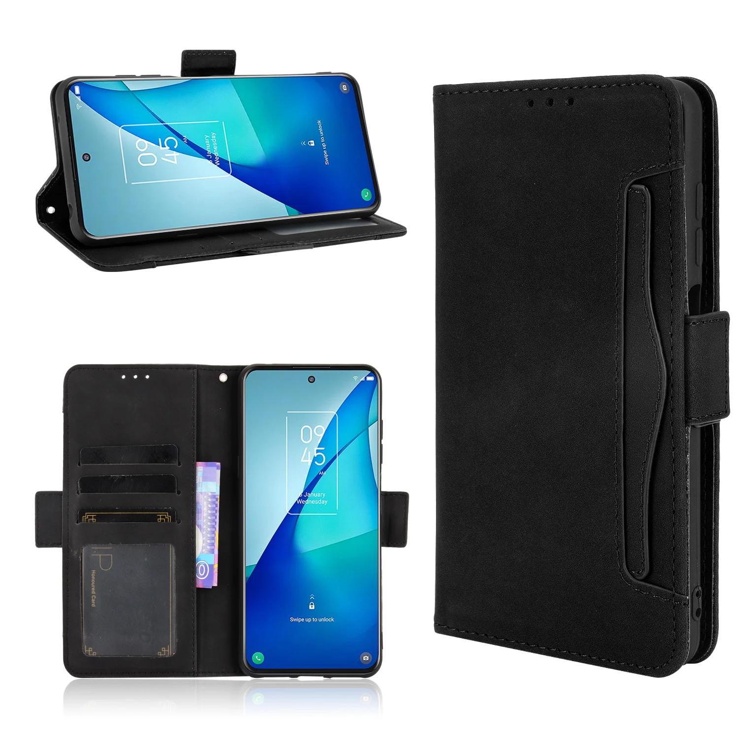 Separate type many Card Slot Wallet Cover For TCL 20L 20L+ Plus L10 20 10 Lite Pro 5G UW 10L A3X A3 Flip Leather Shockproof Case