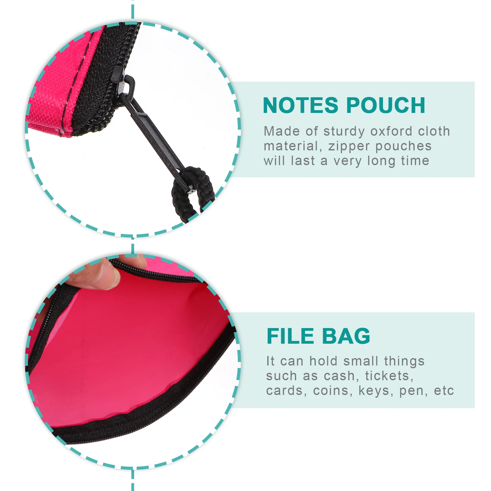 12-teilige Kosmetik-Aufbewahrungstasche, Netz-Reißverschluss, niedliche Organizer-Taschen, Schreibwaren, durchsichtig, für Reisen, Toilettenartikel, Dokument, Kind