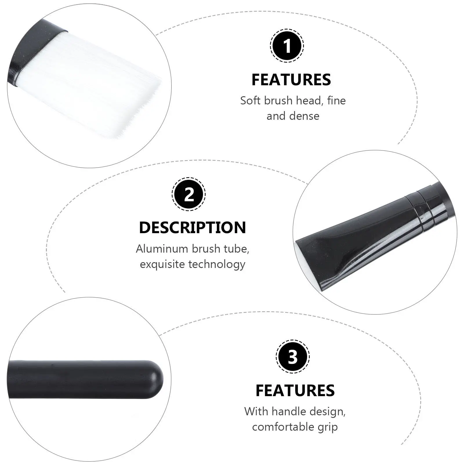 Set di 5 Pennelli per Maschera Facciale con Setole Morbide per Applicazione Uniforme della Skincare, Strumento di Bellezza per Maschere, Lozioni e Burro Corpo, Uso Domestico