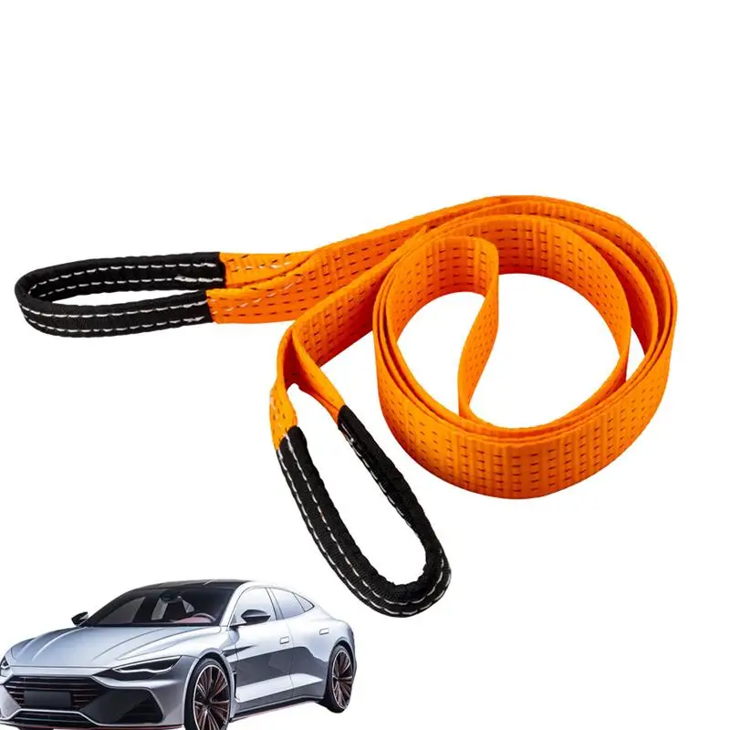 Car Tow Straps Anti-Slip Multifunctional Tow Rope 3 Meters Car Accessories Thickened Tow Straps for Trailer Sedan Off-Road