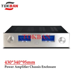 Tokban 430*340*95mm custodia per amplificatore di potenza Accuphase McIntosh Vu Meter preamplificatore telaio Shell amplificatore HIFI scatola fai da te