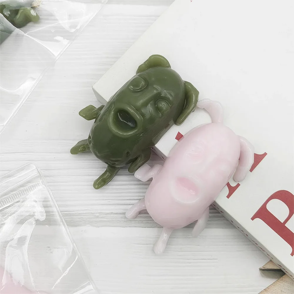 Jouet à presser en silicone drôle pour enfants et adultes |   Jouet Squishy Fidget pour soulager le stress et l'anxiété