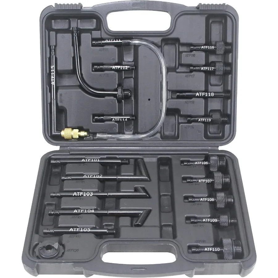 

ATF Adaptor Automatic Transmission Fluid Filling Adapter Oil Filler Replacement Tool for VW Audi CVT DSG BMW Benz 722.9 Ford Etc