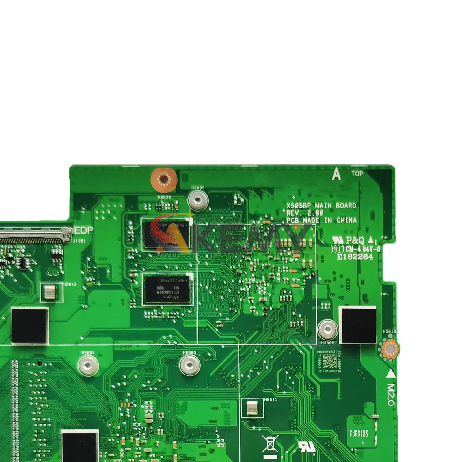 X505BP ノートパソコンマザーボード ASUS VivoBook K505B A505B A580B V505B X505B X505BP メインボード A6 A8 A9 CPU搭載 100%テスト済み OK 在庫あり