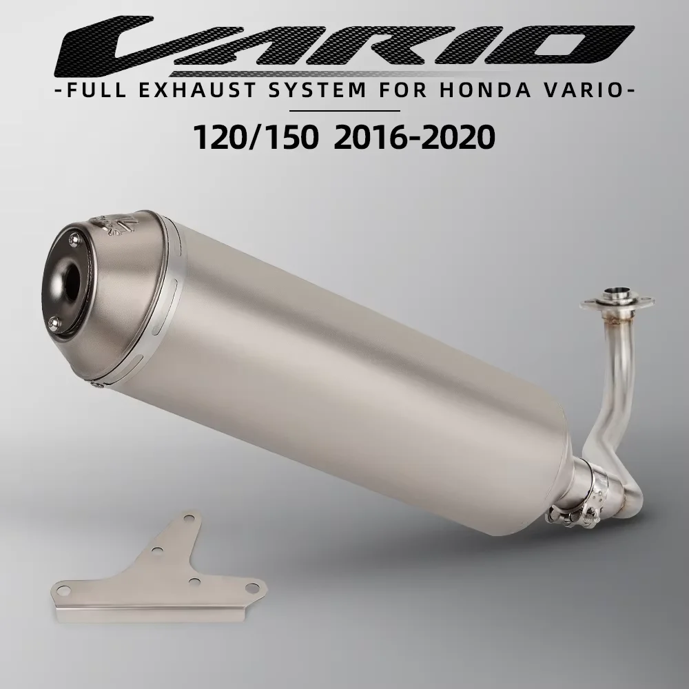 4road For Honda vario150 vario125 click125 click150 v1 v2 full exhaust system 2018 2019