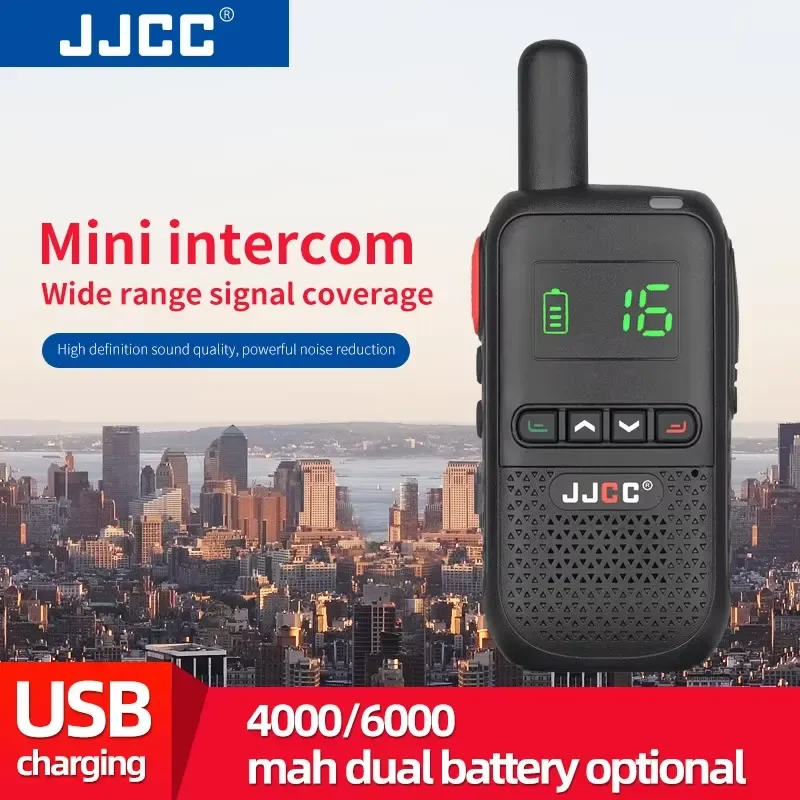 BOLRZO JJCC JC-737 3W UHF/VHF two-way walkie-talkie, a hot-selling compact walkie-talkie suitable for commercial, safety, and