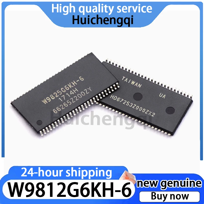 5PCS Original Genuine W9812G6KH-6 TSOP (II) -54 128Mbit RAM Memory Chip