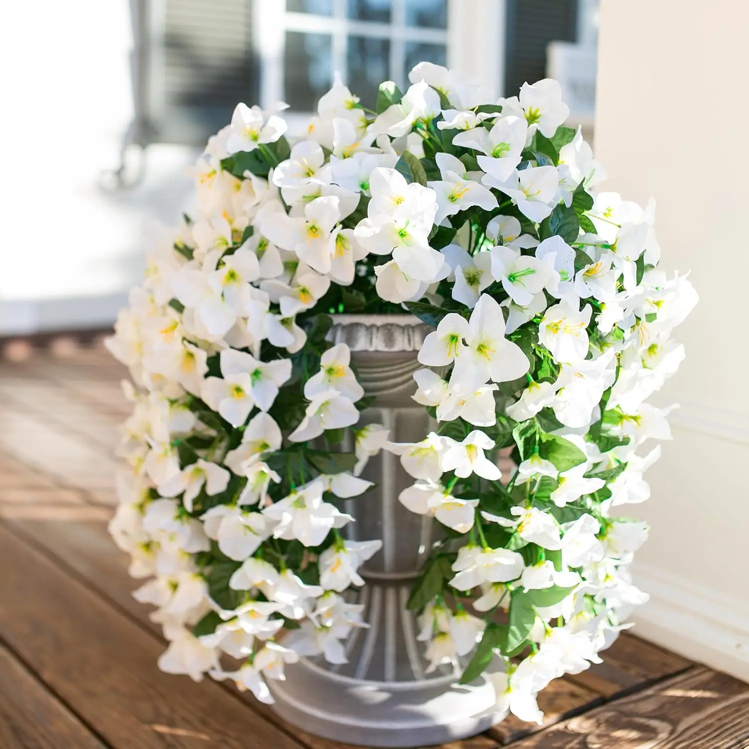 Künstliche Blumen-Ranke Bougainvillea Hochzeit Heim Zimmer Valentinstag Dekoration Außenhof Garten Wandbehang Bogen DIY Geschenke – Detail 6