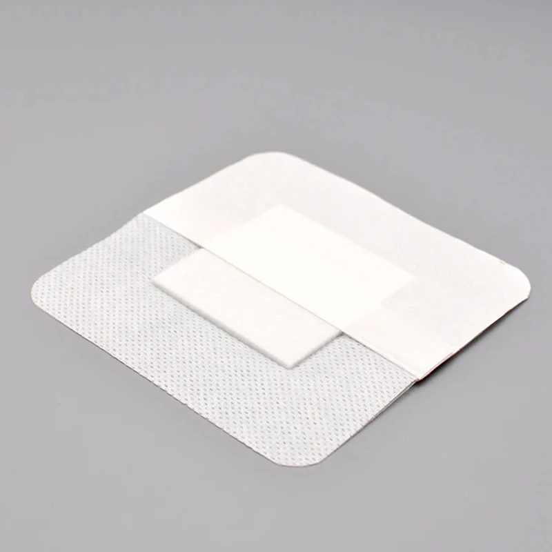 Molho de ferida não tecido com absorvente, adesivo médico, hipoalergênico, estéril, band-aid de primeiros socorros, 40pcs