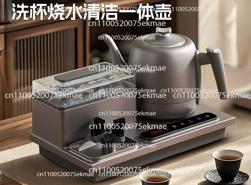 Electric kettle tea table embedded in tea table integrated Kung Fu tea induction cooker special set