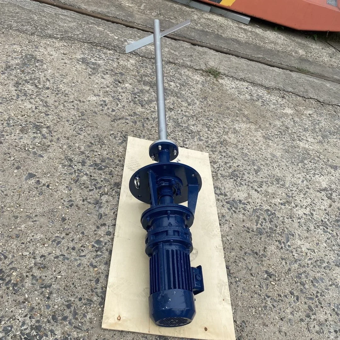 1HP 0.75KW Electric Mixer Paddle SUS304 Agitator Tank Mixing Detergent Liquid Soap Restaurant Homogenizer Vacuum IBC Tank