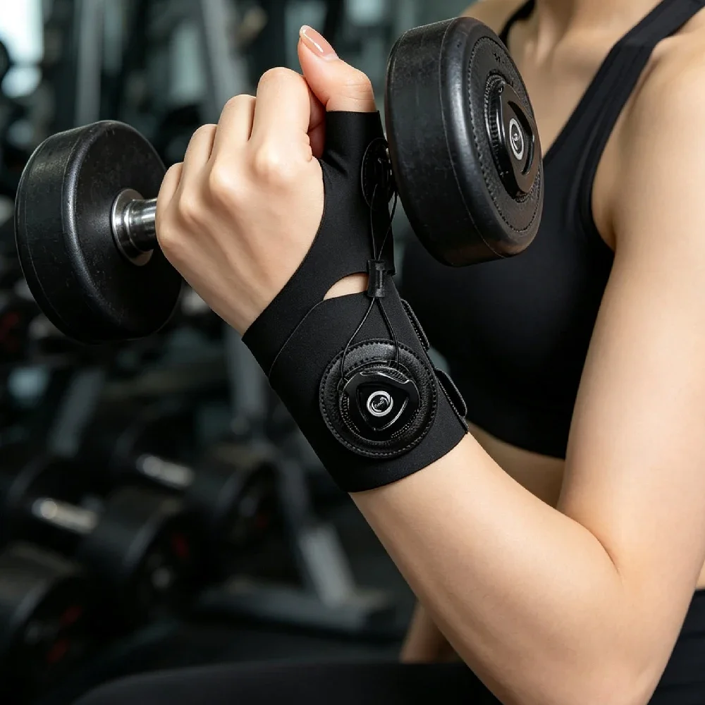 1/2PCS Adjustable Knob Thumb Support Brace, Durable Thumb Sleeve Wrist Cover, for Gym Workout  and Daily Use for Adults