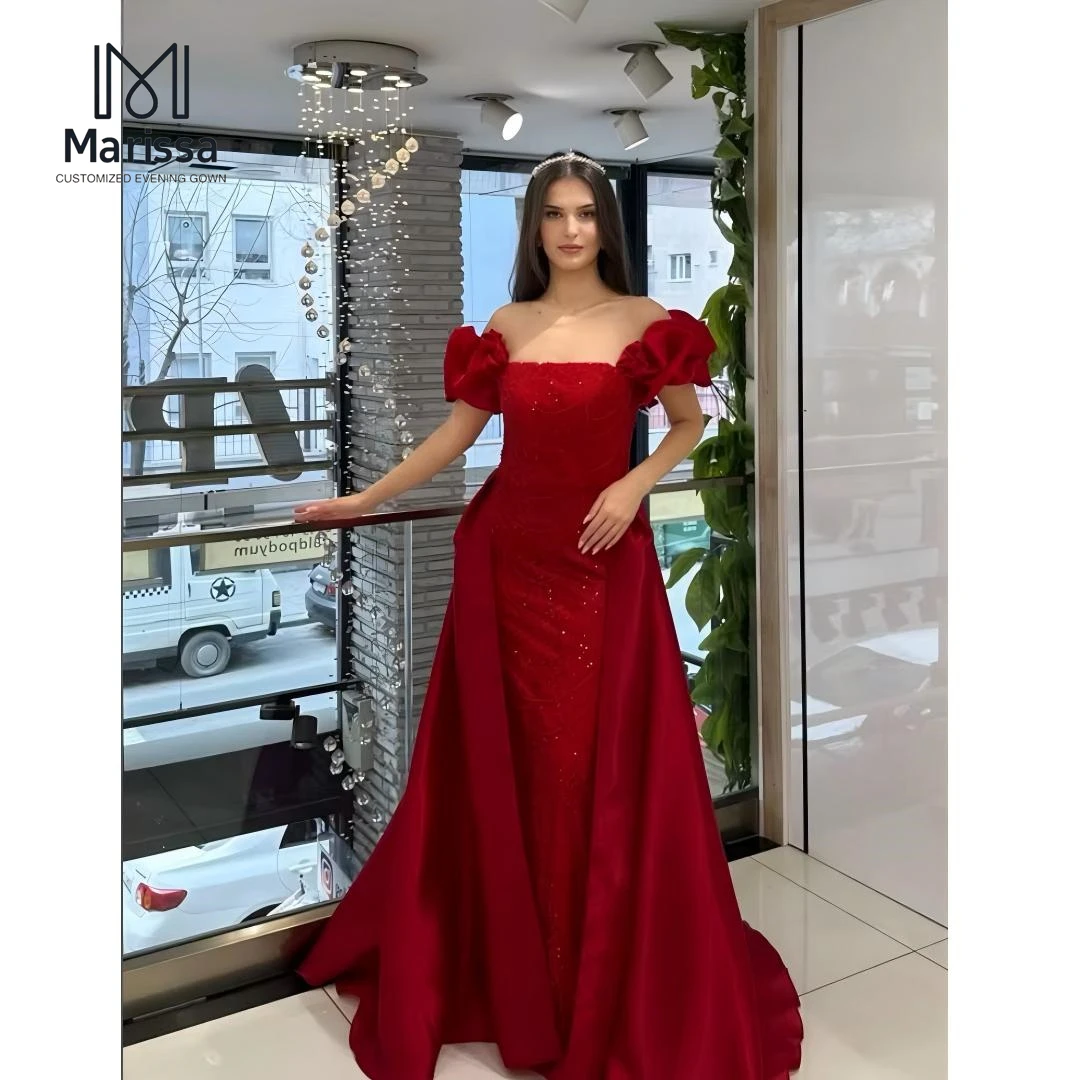 

Marissa Customized Wedding Dress Sequins Women Evening Dress 2026 Fishtail Skirt Elegant Party Dresses for Women Luxury Prom