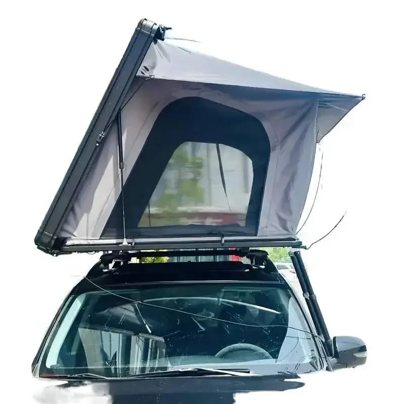 

Hot Selling Automatic Folding Off-Road Aluminium Shell Camping Car Roof Top Tent