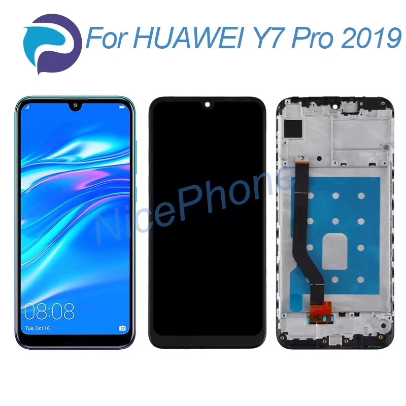 For Huawei Y7 Pro 2019 LCD Screen + Touch Digitizer Display 1520*720 DUB-LX2/AL20/AL00/TL00 Y7 Pro 2019 LCD Screen Display