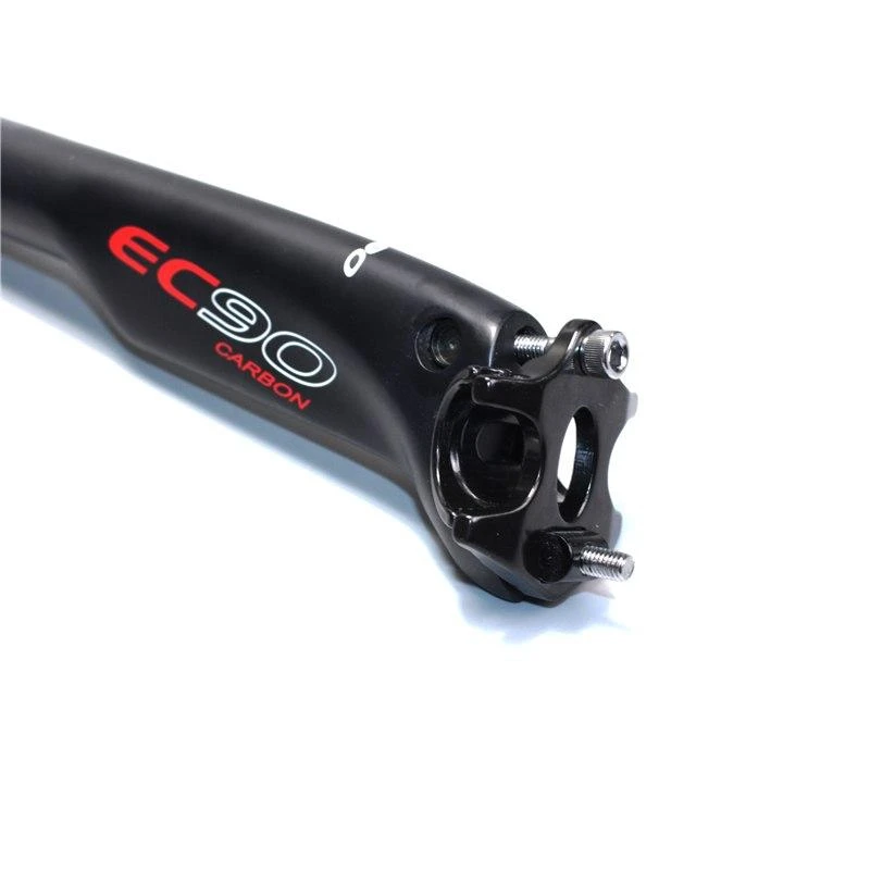 EC90 Carbon Seatpost 27.2 30.8 31.6mm x 350/400mm UD Matte MTB Road Bike Seat Post Seat Tube Bicycle Parts MTB Carbon Canoe