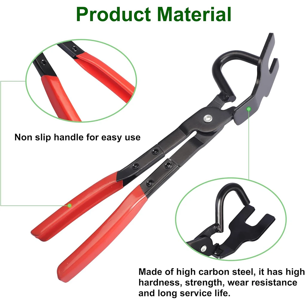 

Pliers Car Exhaust Pipe Rubber Pad Gasket Removal Tools Exhaust Hanger Install Disassembly Puller Garage Tools Auto Accessories