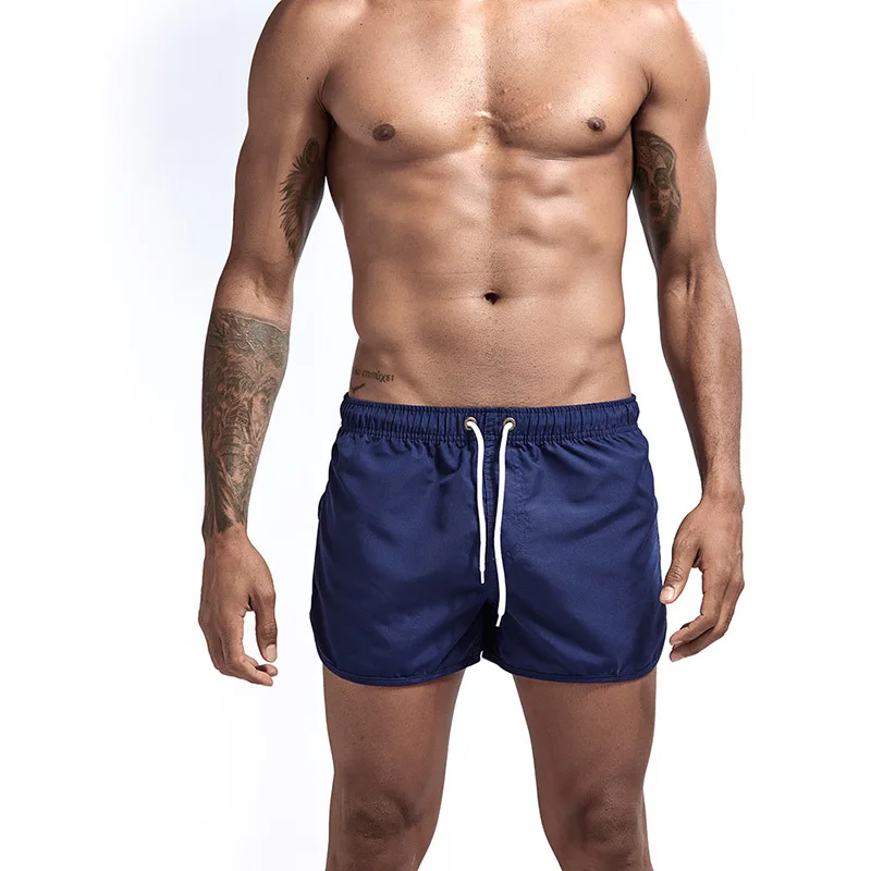 Calções de banho masculinos calções de banho de secagem rápida maiô para natação surf praia esportes aquáticos verão 13 cores s ~ 3xl