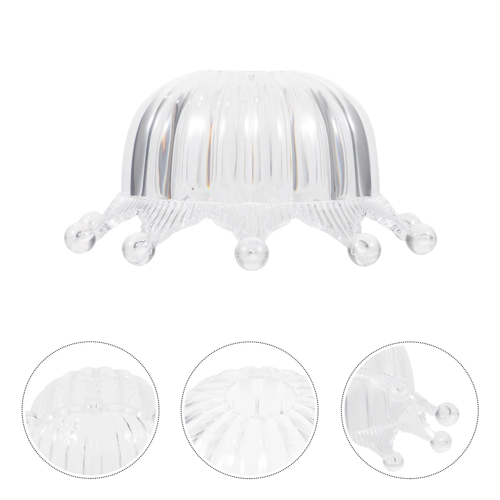 Premium Clear Acrylic Lamp Shade for Chandelier Pendant Lamp Hanging Light Bulb Protection Dust Proof Easy Install Decorative