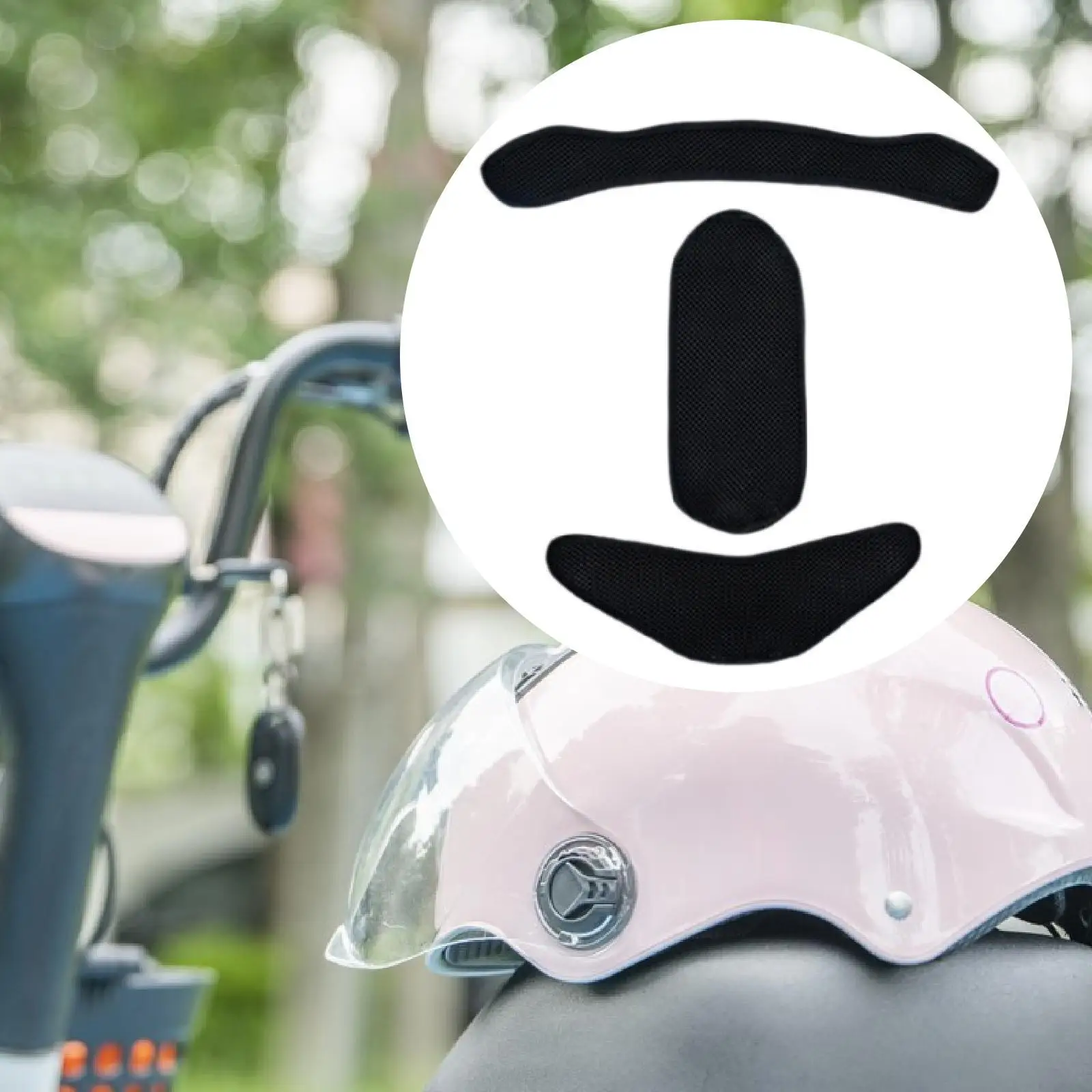 

Helmet Padding Kit Replacement Pads Quick Drying Protection Liner for Bicycle