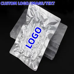 100PCS Open Top Aluminum Foil Vacuum Food Storage Bags Meat Ground Coffee Sugar Powder Snack Heat Sealing Packaging Pouches