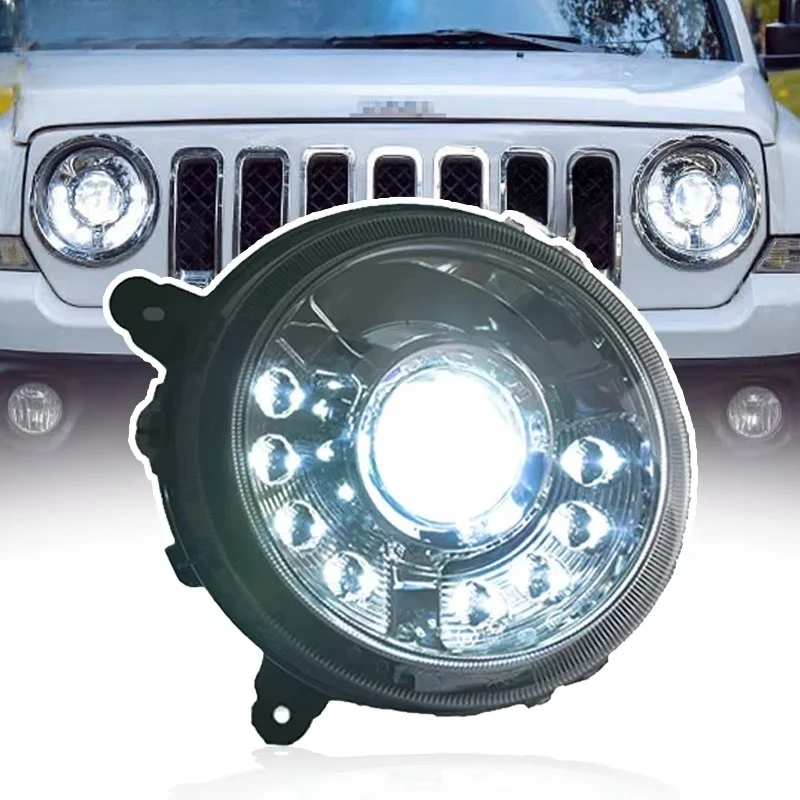 for Aviator Upgrade  Hair Diode Daytime Running Lights Dual Lens Xenon Headlights Aviator Headlight Lens DRL Hair Diode