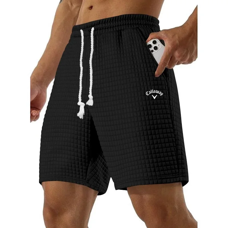Men's new summer sports five-point casual shorts outdoor breathable men's loose shorts basketball running plus size shorts