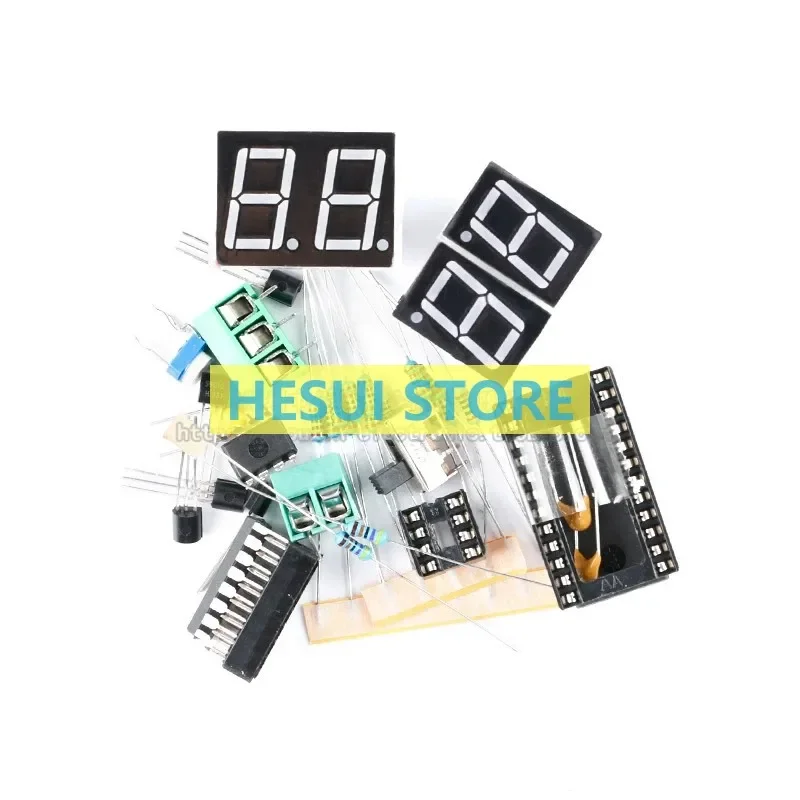 Digital millivolt meter DIY making kit AD conversion welding spare parts electrical and electronic skills teaching training