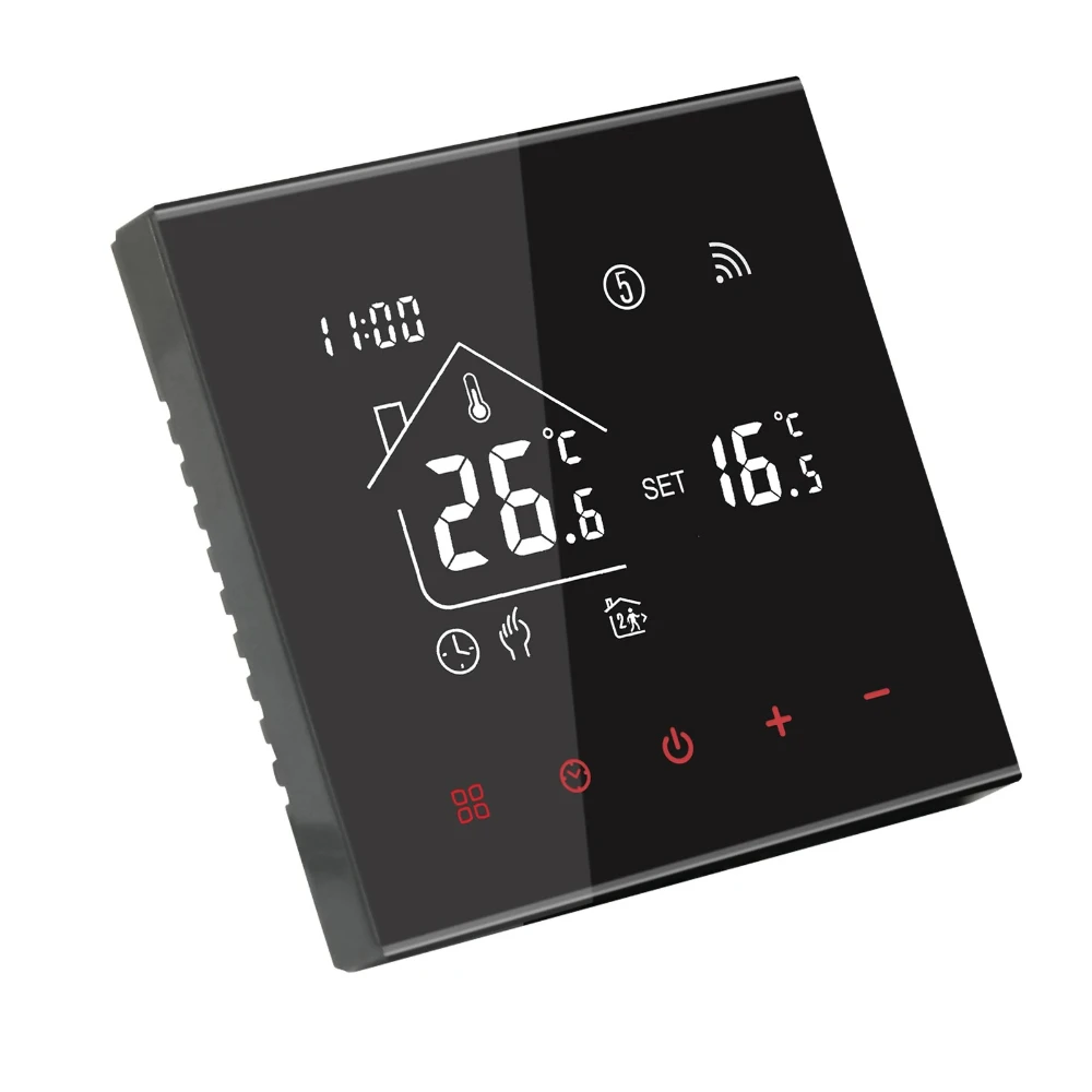 Termostato da pavimento caldo Protable HEAT M4A Tuya WiFi 3A 16A Elettrico/Caldera a gas/Regolatore di temperatura per riscaldamento dell'acqua 1PC