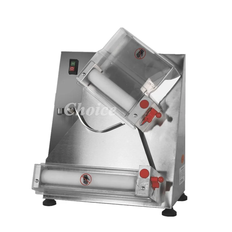 China Electric Automatic Pizza Dough Roller Machine Industrial Dough Roller Sheeter Pizza Base Making Machine Used Dough Roller