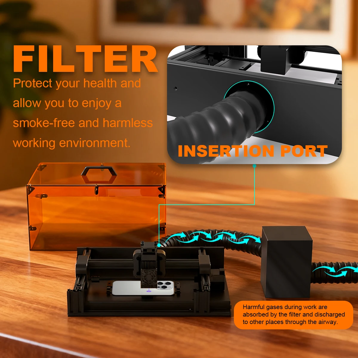 AENBUSLM SS900B Ultra 10W laserschermverwijderingsmachine kan achterglas, beugels en andere componenten verwijderen in verschillende kleuren