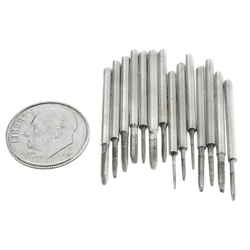 14 ชิ้น Micro Tap & Die ชุดสกรูแผ่นเหล็กเครื่องประดับออกแบบชุดเครื่องมือซ่อม