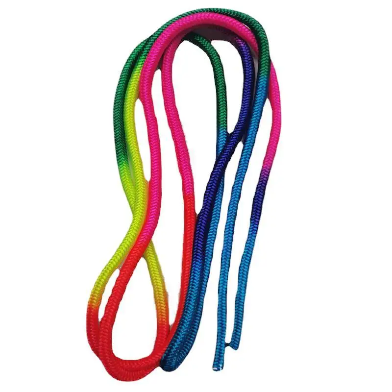 Gymnastics Arts Rope Jumping Rope Exercise Fitness Rainbow Color Sports Training Rope Rhythmic Gymnastics Rope Competition Rope