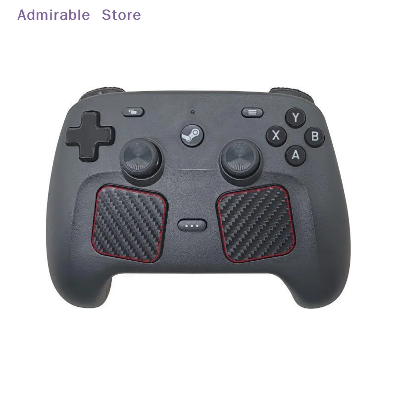 [W]10/14Pcs For Controller 2 Carbon Fiber Textured Joystick Cap Button Sticker