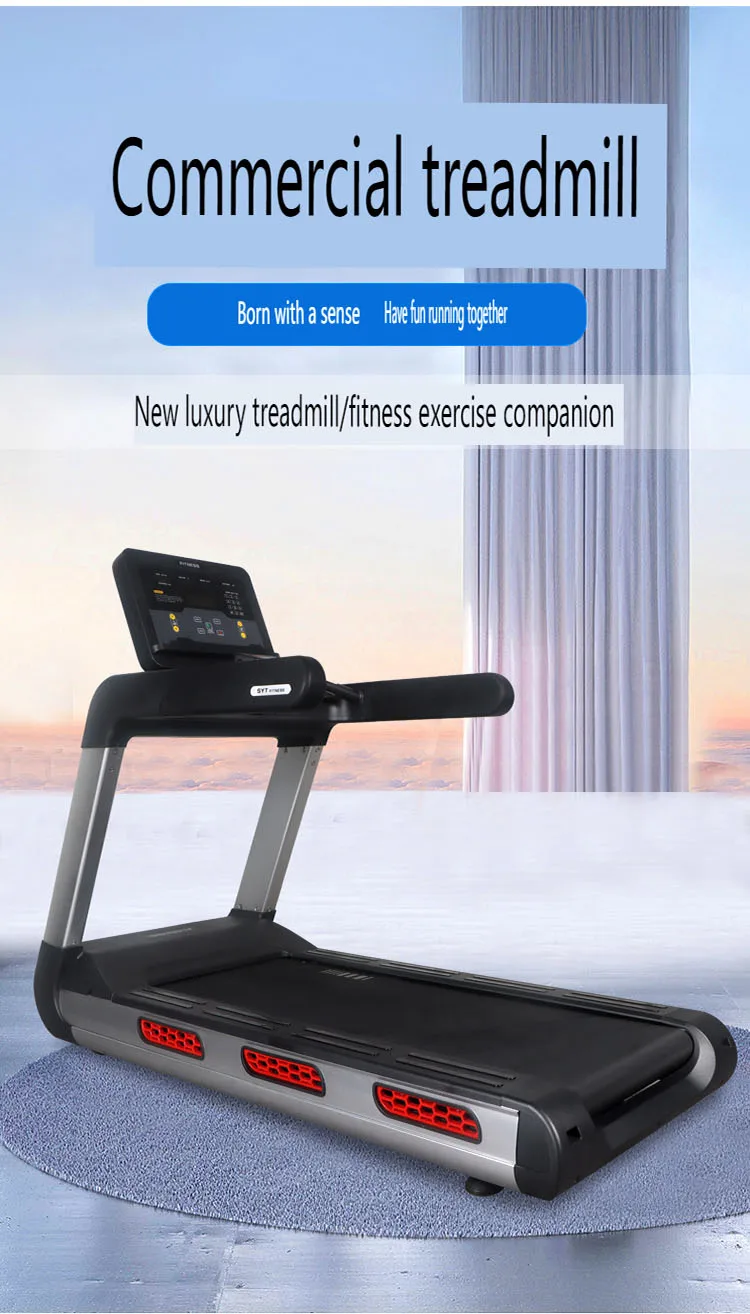 Gym Commercial Grade Treadmill Wide Large Motor Running Fitness Equipment Electric Treadmills