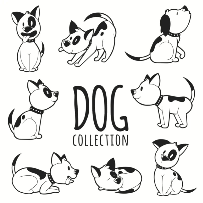 Puppy Transparent Silicone Stamp Cutting DIY Hand Account Scrapbooking Rubber Coloring Embossed Diary Stencils Decor Reusable