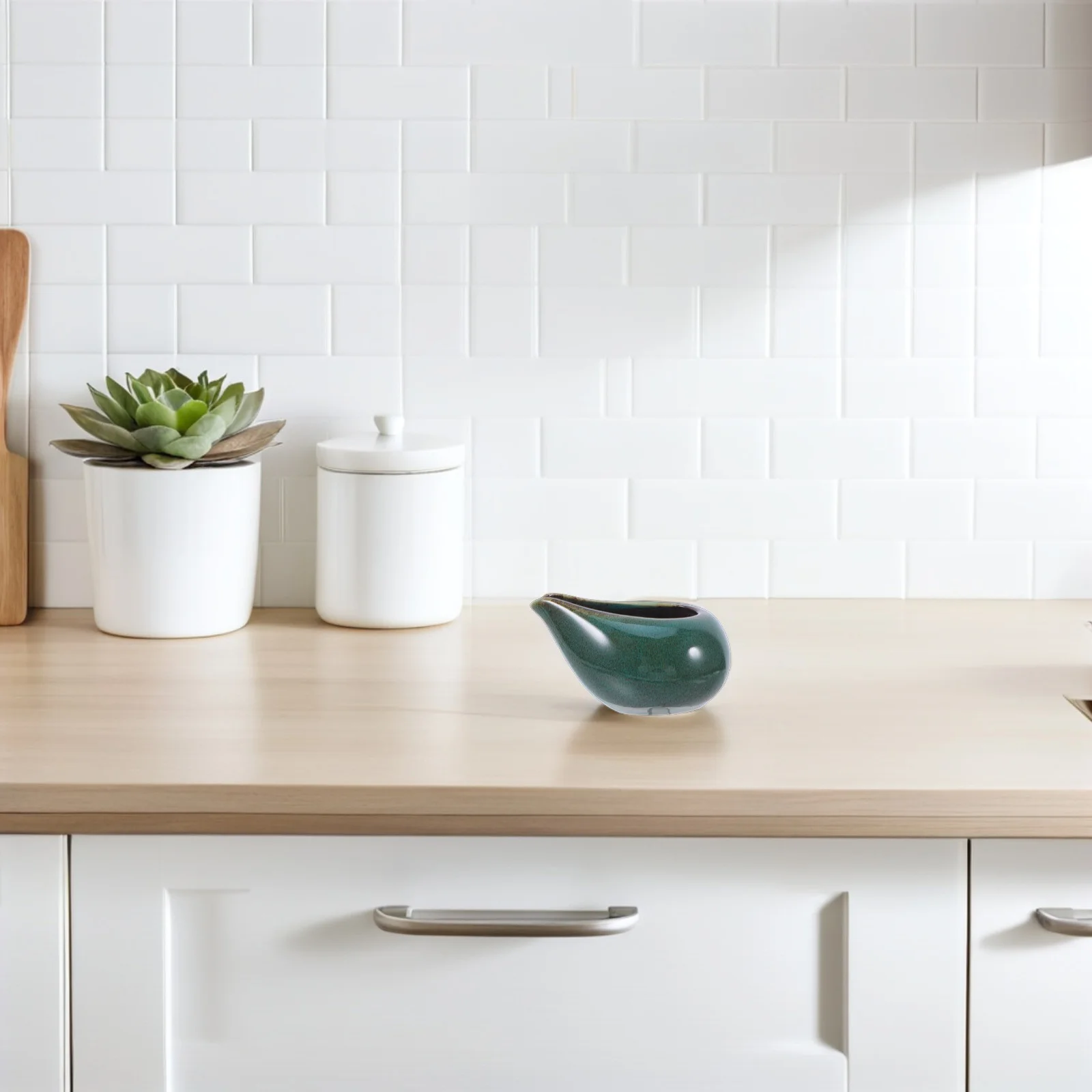 

100ml Mini Ceramic Creamer Small Porcelain Sauce Dispenser for Coffee Tea Gravy Salad Dressing Pitcher Coffee Creamer Pitcher