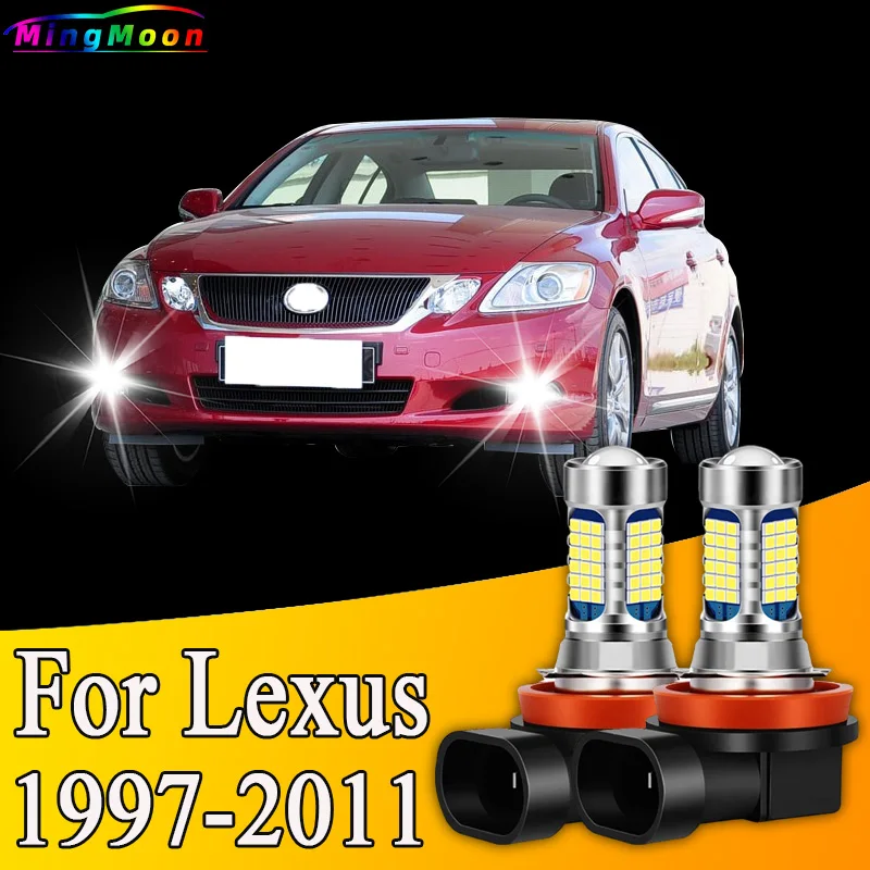 2pcs 81LED Accessories Front Fog Light Bulb Lamp For Lexus GS300 GS430 GS350 GS450H GS460 1997-2011 2005 2006 2007 2008 2009