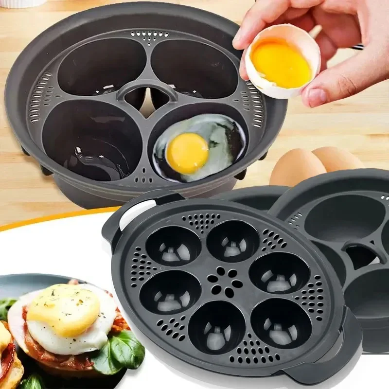 4/5/6 in 1 TM5 TM6 TM31 Eggs Poachers Eggs Cooker Tool Eggs Steamer Mold Kitchen Baking Mould Cooking Utens