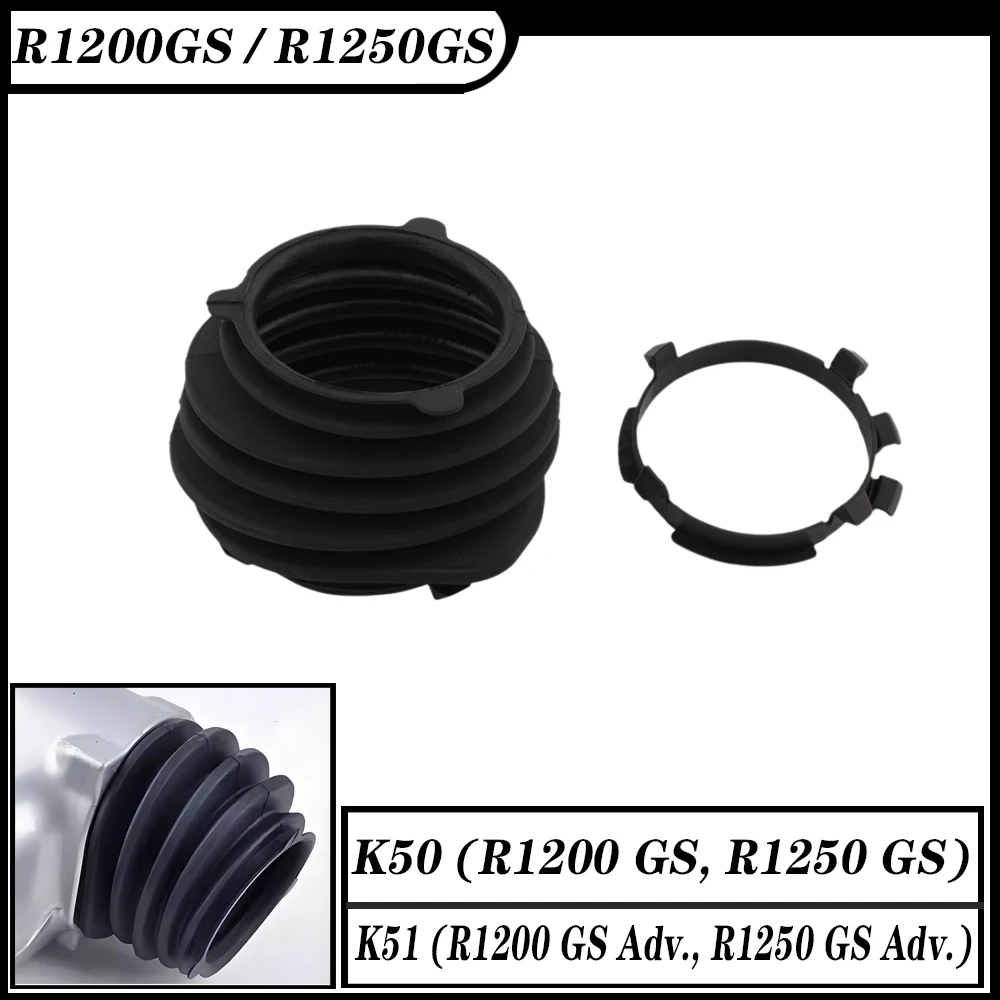 

FOR BMW K50 R1200GS R1250GS 2011-2019 K51 R1200GS ADVENTURE R1250 GS Motorcycle Rear Wheel Boot Drive Shaft Dust Rubber Sleeve