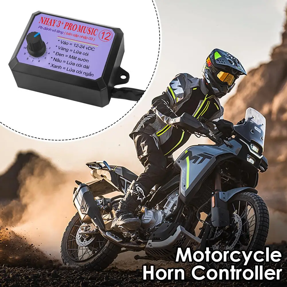 

NEW Nhay 3+Pro Music Rapid Horn Relay Controller 12-24V 12Tones Fit for Motorcycle Car Marine Suitable For Truck Accessorie M3N8