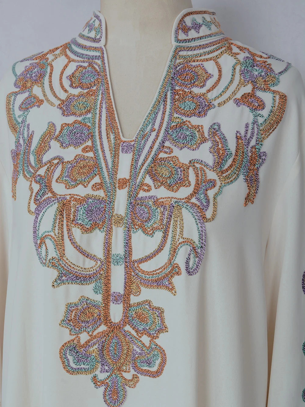 Jalabiya-Moroccan Kaftan Dresses, Multicolours Embroidered, Islamic Clothing, Evening Party, Ramadan, Abaya Turk, Dubai, Muslim