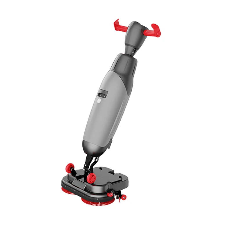 Mini Portable Manual Compact Automatic Walk Behind Floor Scrubber Drier for Office Warehouse Store