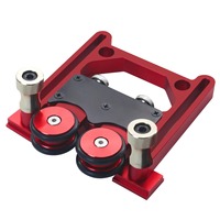 Stock Guide with One-Way Wheel Safety Auxiliary Tool Adjustable Versatile for Table Saw Band Saw Circular Saw Woodworking