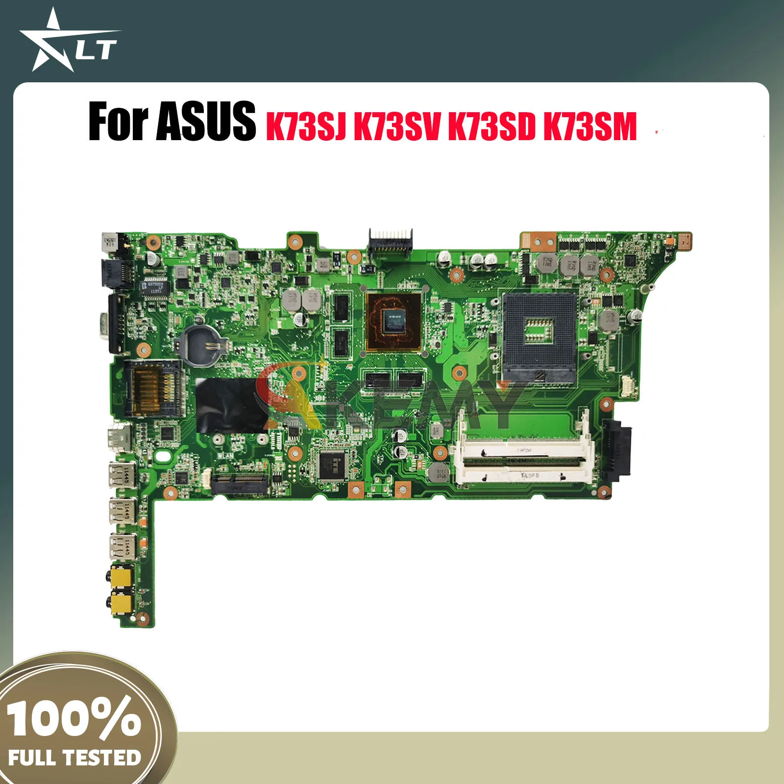 

K73SD Материнская плата для ноутбука ASUS K73SM K73SJ K73SV K73S K73SD Материнская плата для ноутбука в наличии 100% тестирование ОК быстрая доставка stk
