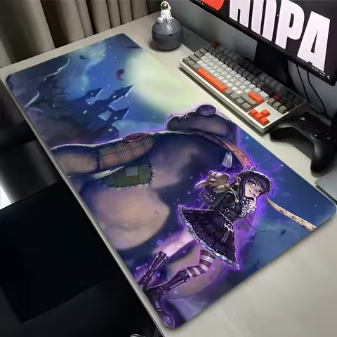 Large Mouse MatsLeague of Legends Annie Mousepad Large Anime Gaming Accessories Mause Pad Kawaii Carpet Cabinet Keyboard Deskmat