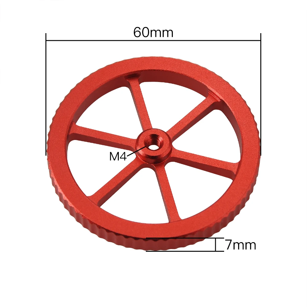 Upgraded Aluminum Hand-Tightened Leveling Nut CR10 Hand-Tightened Nut M4 For Ender 3/5 Pro CR-20 3D Printer Accessories