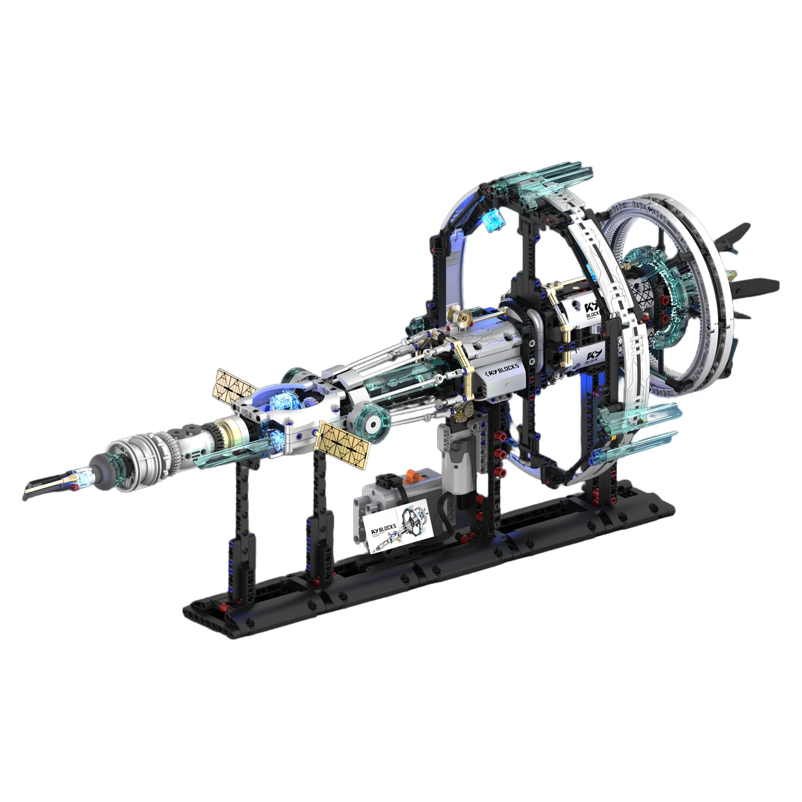 Bloques de construcción de la serie de exploración espacial, ensamblaje de modelo de estación espacial, juguetes y regalos DIY para niños, decoraciones de juguetes