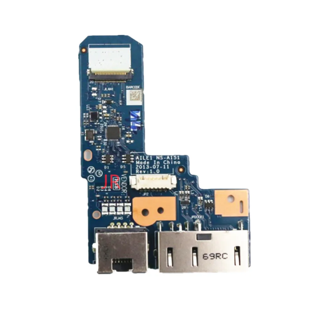 

Новая плата DC-IN и RJ45 LAN Ethernet для ноутбука Lenovo ThinkPad Edge E440 NS-A151 04X4339